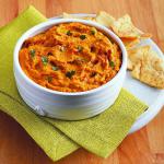 American Creamy Garbanzo Dip With Sundried Tomatoes Appetizer