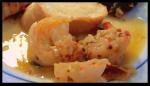 American Shrimp or Scallops in Garlic Butter Dinner