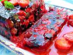 American Summer Fruits Terrine or Bodacious Berries in Wine Jelly Appetizer