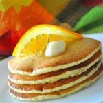 American American Buttermilk Pancakes Breakfast