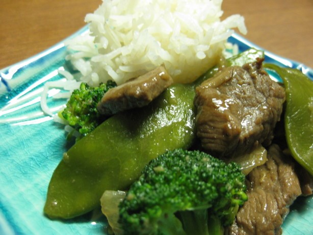 American Beef and Veggies Stir Fry Dinner