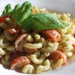 American Pasta Salad and Cherry Tomatoes to the Pesto Appetizer