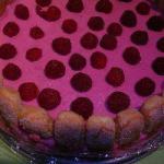 American Raspberry Charlotte with Quark Dessert