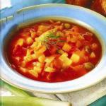 Mediterranean Spicy Vegetable Soup 2 Appetizer