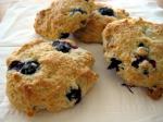 Canadian Lowfat Blueberry Scones using Heart Healthy Bisquick Mix Breakfast