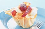 American Grape Nectarine And Banana Baskets Recipe Dessert