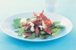 American Marinated Beef Salad With Prosciutto and Asparagus Recipe Appetizer