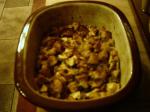 Bread Pudding With Brown Sugar Raisins And Apples recipe