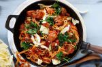 American Speedy Spaghetti And Meatballs Recipe Dinner