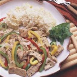 Canadian Southwestern Pork and Pepper Stir-fry Dinner