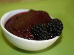 British Blackberry Cabernet Sorbet Dessert