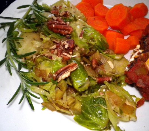 American Brussels Sprouts with Pecans 1 Appetizer