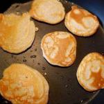 Canadian Yeast Crepe Pancakes with Apples Breakfast