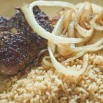 American Steak Acebolado of Chopped Meat Dinner