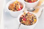 American Mandarin And Strawberry Crumbles Recipe Breakfast
