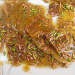 American Caramels with Almonds and Pistachios sohan Asal Appetizer