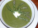 American Cuisinart Asparagus Soup Appetizer