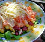 British Low Fat Southwestern Layered Salad Dinner