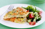 American Salmon Leek And Dill Frittata Recipe Appetizer