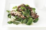 American Soy Beef With Tatsoi Salad Recipe Dinner