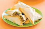 American Curry Beef Triangles Recipe Appetizer