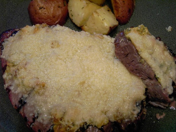 American Prime Ribeye Steaks With Mustard Parmesan Crust Dinner