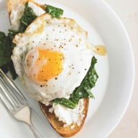 Canadian Morning Egg Toast Breakfast