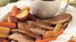 Canadian Slowcooker Beef Roast and Vegetables with Horseradish Gravy Appetizer