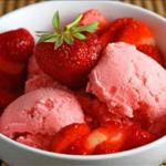 American Strawberry Frozen Yogurt Dessert
