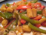 Chinese Chinese Baby Corn and Peppers Appetizer