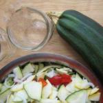 American Sweetsour Pickled Courgettes Courgettes Relish Appetizer