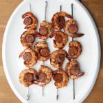 American Spicy Shrimp and Chorizo Kebabs Appetizer