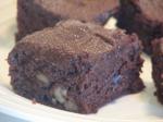American Fudgy Brownies  Lower Fat Dessert