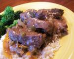 American Asian Steak Strips crock Pot Dinner