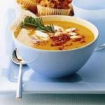 British Pumpkin Soup to Muffins Appetizer