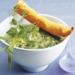 British Soup with Herbes Potageres Appetizer