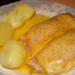 British Chicory with Cheese and Ham Appetizer