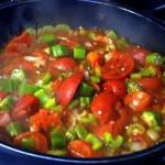 Indian Okra and Tomatoes Recipe Appetizer