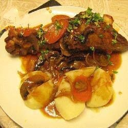 Canadian Lamb Shank in Red Wine Sauce from the Slow Cooker Appetizer