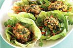 Canadian Herbcrusted Fish In Lettuce Cups With Aioli Recipe Appetizer