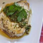 Spanish Swordfish in Herb Sauce Dinner