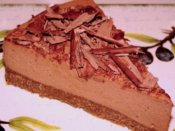 American Chocolate Cheesecake unbaked Dessert