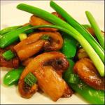 American Pea Pods and Mushrooms Stir-fried Alcohol