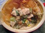 American Lower Fat Chicken Pot Pie With Phyllo Appetizer