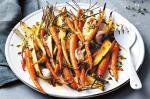British Roasted Baby Carrots And Parsnips With Honey And Mustard Dressing Recipe Dessert