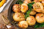 British Lemon And Pistachio Roasted Potatoes Recipe Appetizer