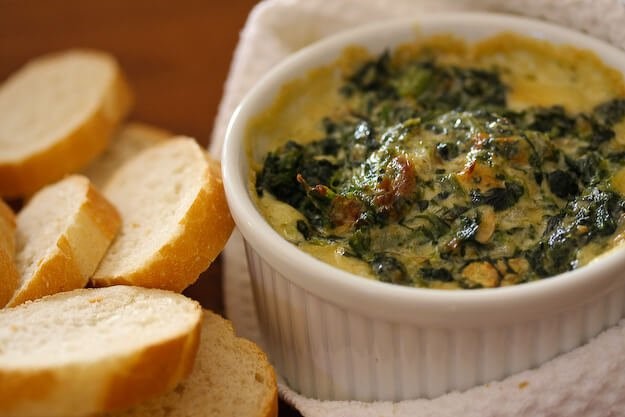 British Warm Spinach Mascarpone Dip Appetizer