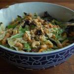 Canadian Moderately Warm Pasta Salad with Boursin and Cashew Nuts Dessert