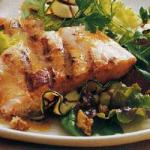 Australian Grilled Salmon with Sherrywalnut Dressing Appetizer