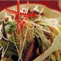Thai Thai Pork Noodle Salad yum Woon Sen Appetizer